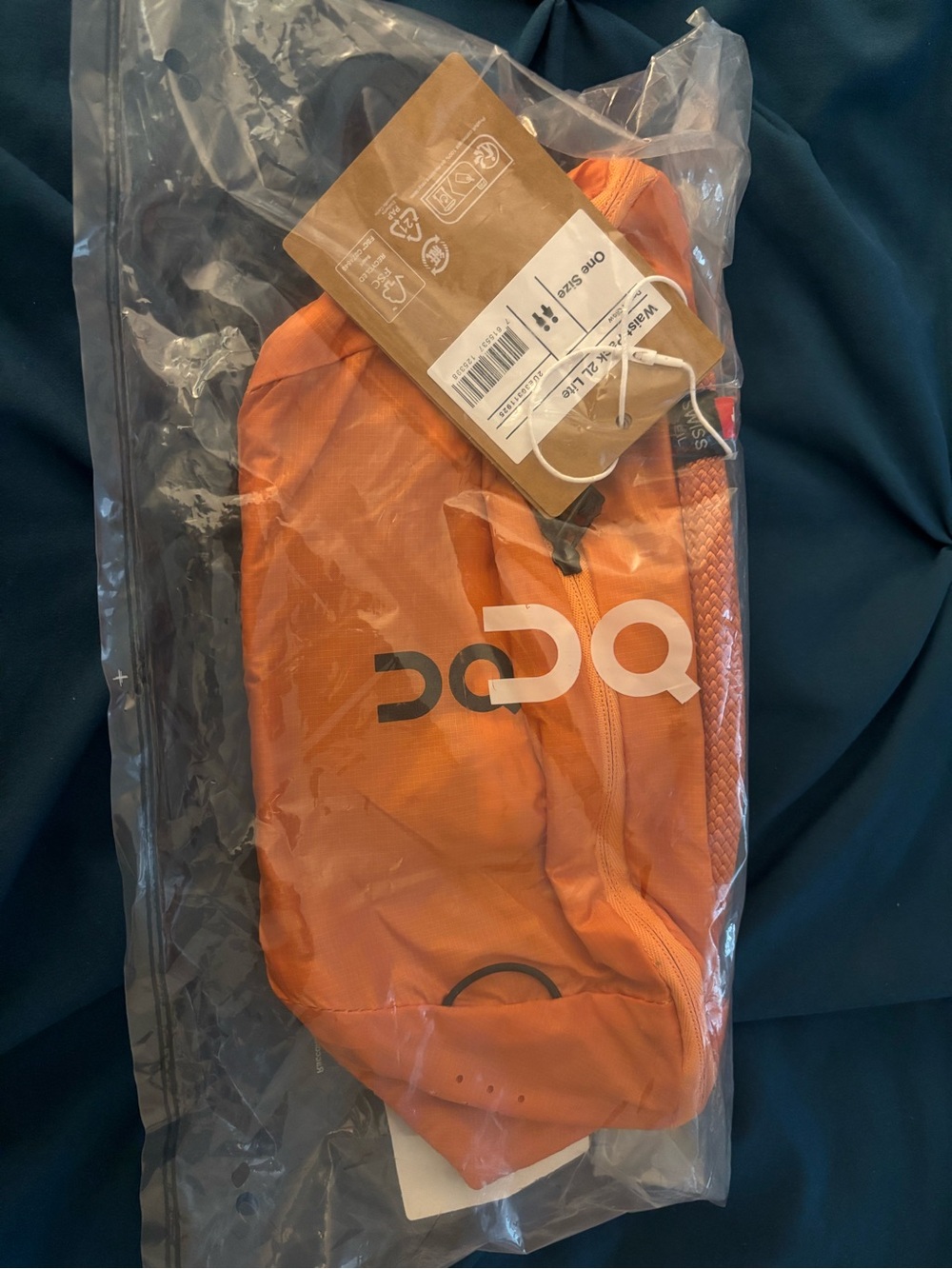On Clouds Orange Compact Waist Pack - Lightweight